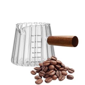Mini 180ml Glass Coffee Cup with Handle for Household/Office (Color: As pic show, Type: Style B)